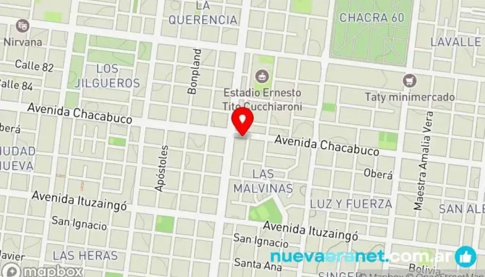 mapa de Panambí Panadería-Confitería-Rotisería Panadería en Posadas
