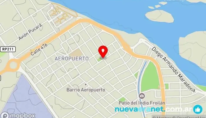 mapa de PANAPAN Panadería en Santiago del Estero