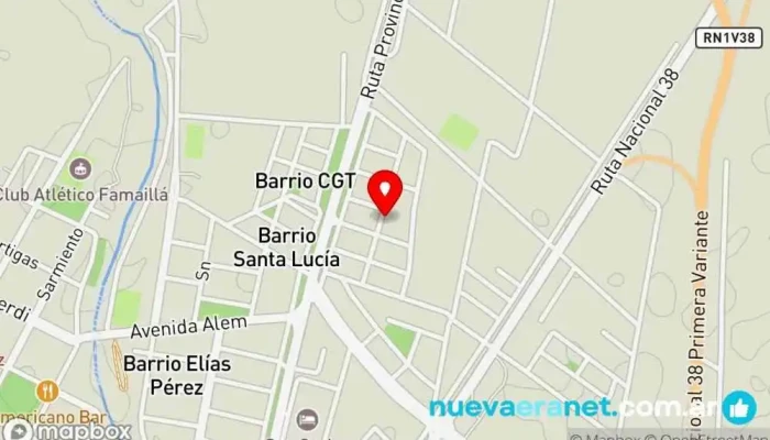 mapa de Pancitos Panadería en Famaillá
