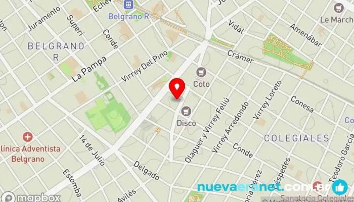 mapa de Pandanés- Elcano Panadería en Cdad. Autónoma de Buenos Aires
