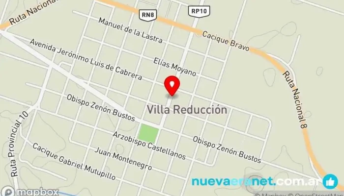 mapa de Panderia San cayetano Panadería en Reduccion