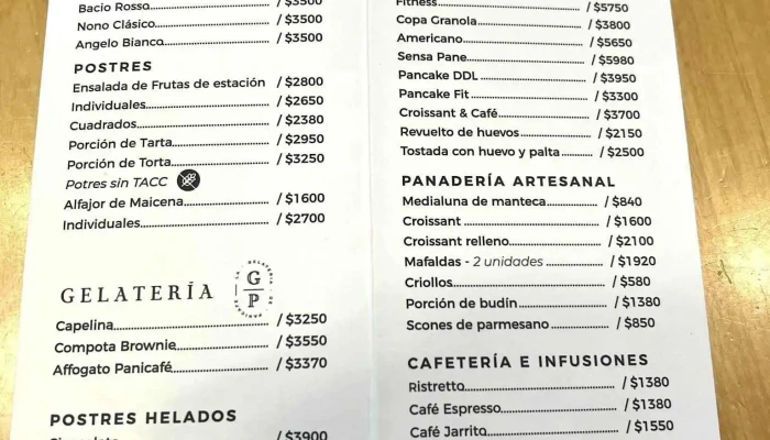 Panicafe Carta - Córdoba