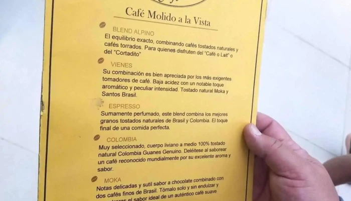 Panificacion De La Villa -  Carta - Villa Gral. Belgrano