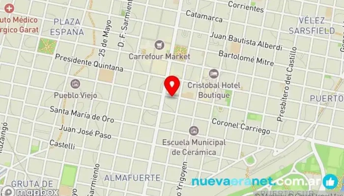 mapa de Panificacion Española Panadería en Concordia