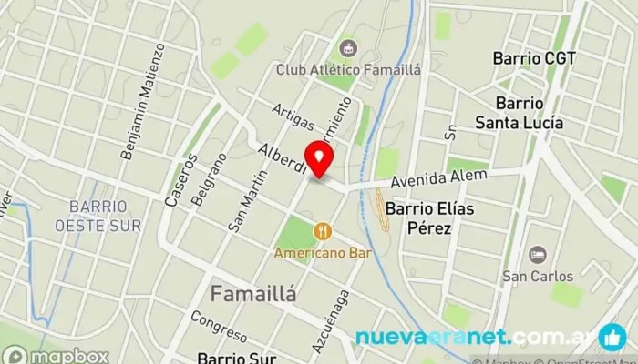 mapa de Panificación G La Mejor Calidad Panadería en Famaillá