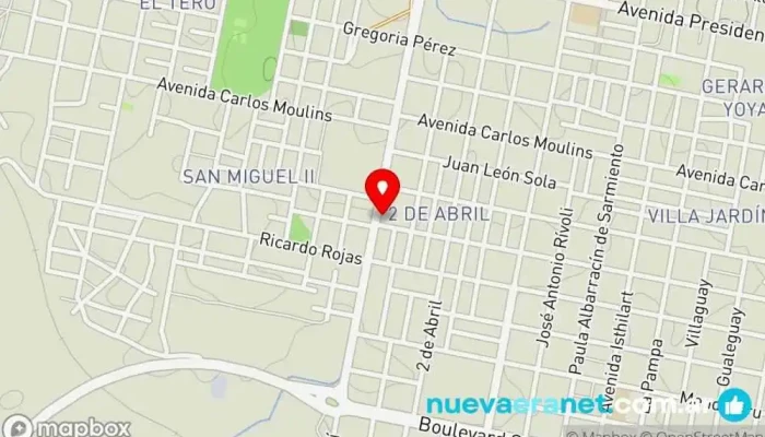 mapa de Panificacion La Esperanza Panadería en Concordia