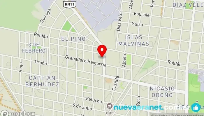 mapa de PANIFICACIÓN La Nueva Estrella Panadería en San Lorenzo