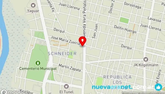 mapa de Panificación Lenka Panadería en Santa Fe de la Vera Cruz