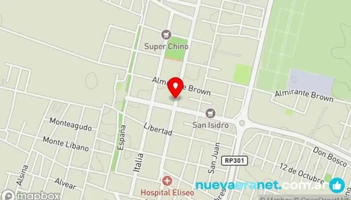 mapa de Panificacion Martinez Tienda de alimentación en Lules