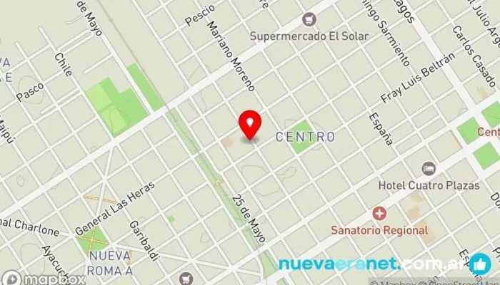 mapa de Panificación Oro Pan Panadería en Casilda