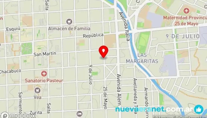 mapa de PANIFICADORA 25 DE MAYO Panadería en San Fernando del Valle de Catamarca