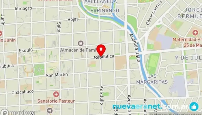 mapa de Panificadora 25 De Mayo Panadería en San Fernando del Valle de Catamarca