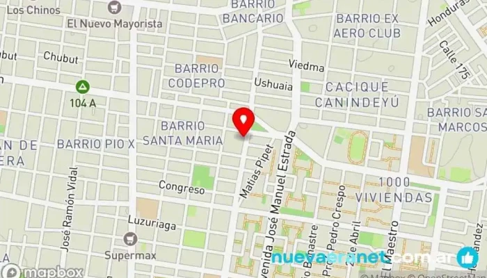 mapa de PANIFICADORA ARRIOLA Panadería en Corrientes