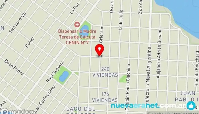 mapa de Panificadora Austral Panadería en Río Gallegos