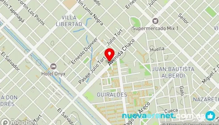 mapa de PANIFICADORA CHACO Panadería en Resistencia