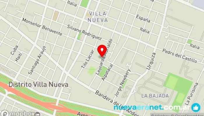mapa de Panificadora CORAZÓN DE JESÚS Panadería en Mendoza