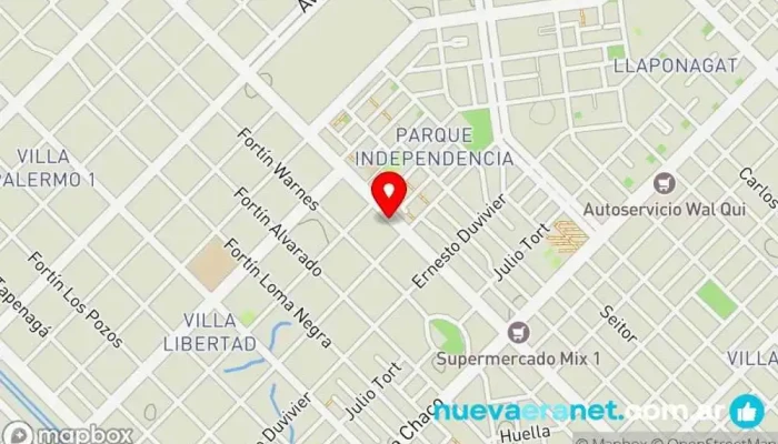 mapa de Panificadora Cristiana Panadería en Resistencia
