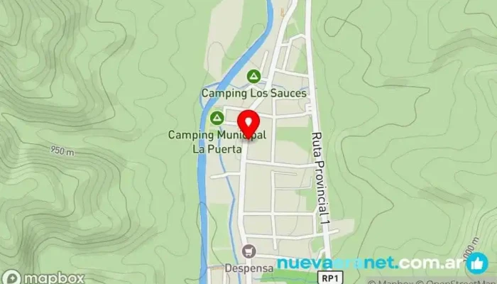 mapa de Panificadora del valle Panadería en La Puerta