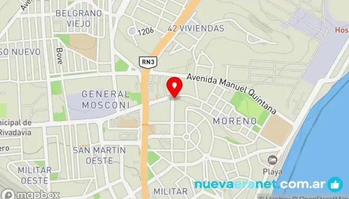 mapa de Panificadora Don Carlos • Km3 Panadería en Comodoro Rivadavia