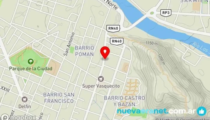 mapa de Panificadora Don Humberto Panadería en Chilecito