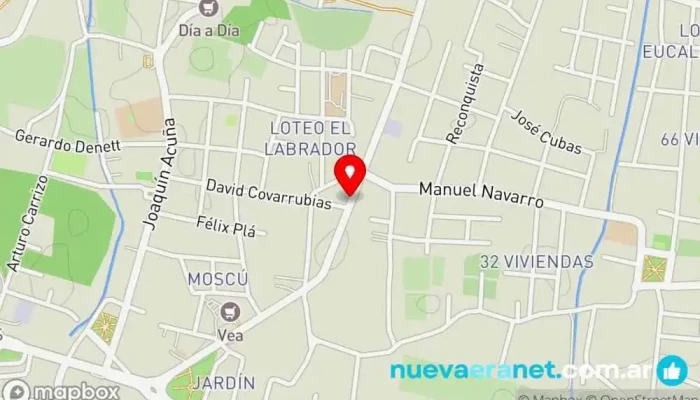 mapa de Panificadora Don Miguel Panadería en Villa Dolores
