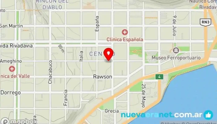 mapa de Panificadora El Mago Lito Panadería en Comodoro Rivadavia
