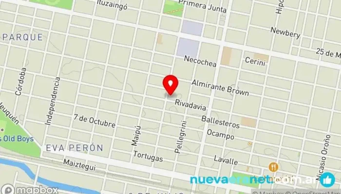 mapa de Panificadora Fatima Panadería en Cañada de Gomez