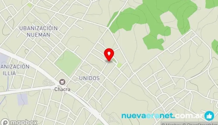 mapa de Panificadora franco Panadería en San Vicente