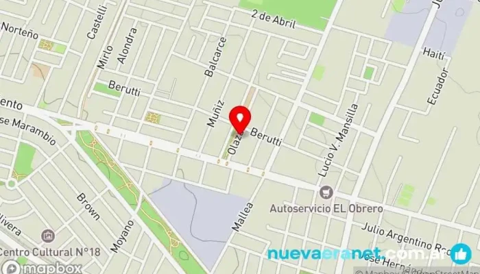 mapa de Panificadora Hidalgo Panadería, Tienda de alimentación en Maipú