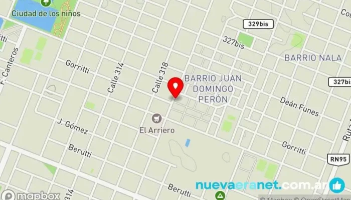 mapa de Panificadora Impulso Panadería en Sáenz Peña