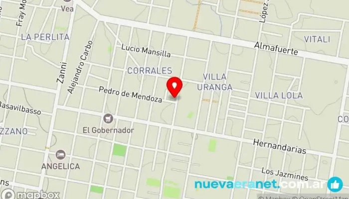 mapa de Panificadora Kumpan S.r.l. Panadería en Paraná
