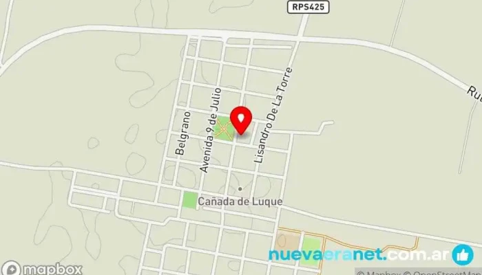 mapa de Panificadora Llovell Panadería en Cañada de Luque