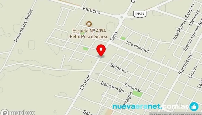 mapa de Panificadora Mas Que Pan Panadería en Rivadavia