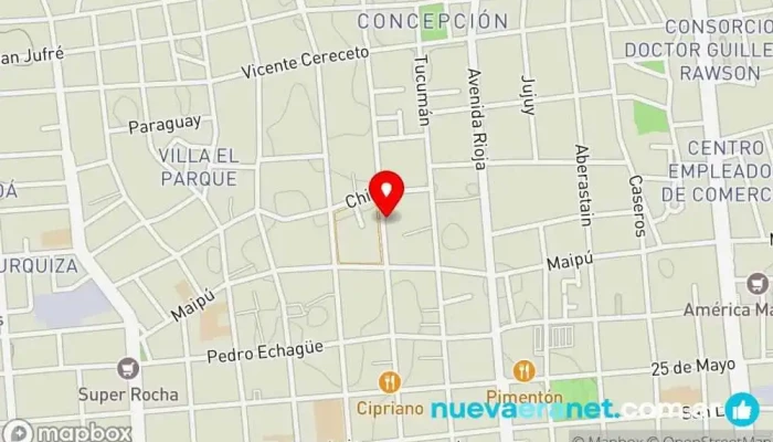 mapa de Panificadora Mauri Panadería en EII