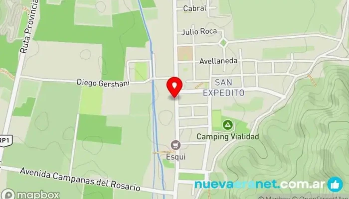 mapa de Panificadora Pan y Cafe Panadería en San Jose