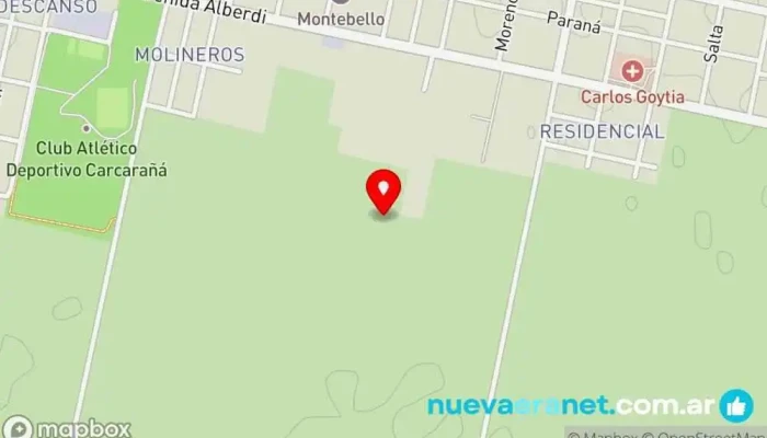 mapa de PANIFICADORA Parque Panadería mayorista en Carcaraña