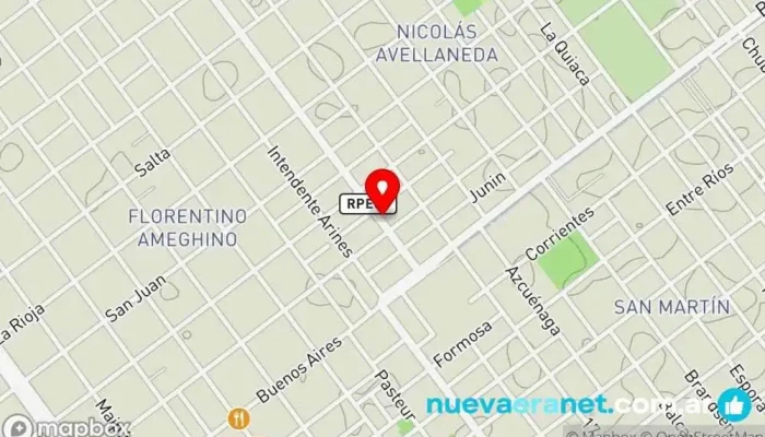 mapa de Panificadora Salvatori Panadería en Villa María