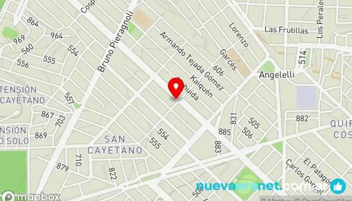 mapa de Panificadora San Carlos Panadería en Comodoro Rivadavia