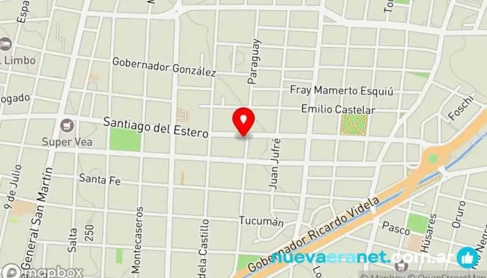 mapa de Panificadora San Ignacio Panadería en Mendoza