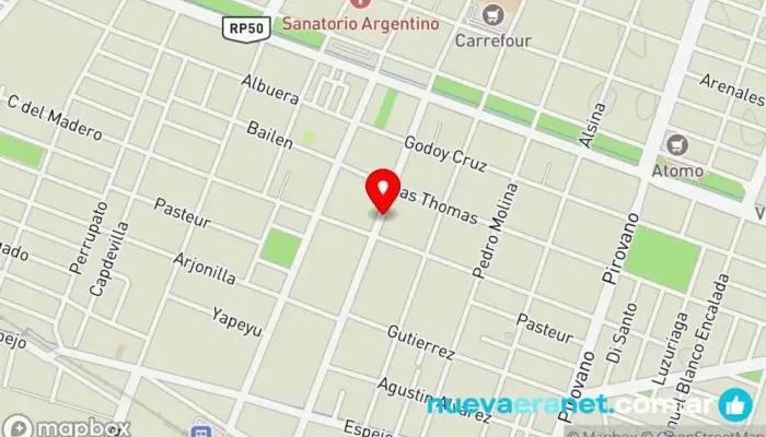 mapa de Panificadora San Jose Panadería en San Martín