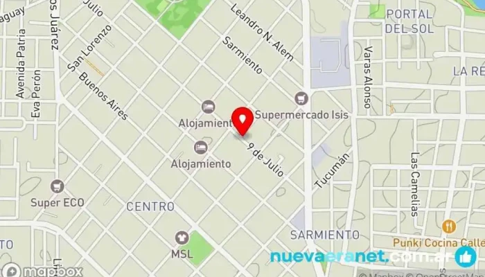 mapa de PANIFICADORA SERGIO Panadería en Villa Nueva