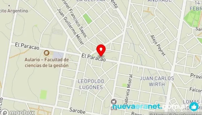 mapa de Panificadora Super Panadería en Paraná