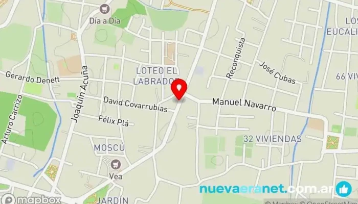 mapa de Panificadora T y L Panadería en San Isidro