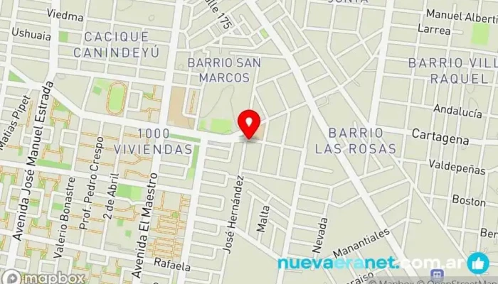 mapa de Panificadora Trigo Panadería en Corrientes
