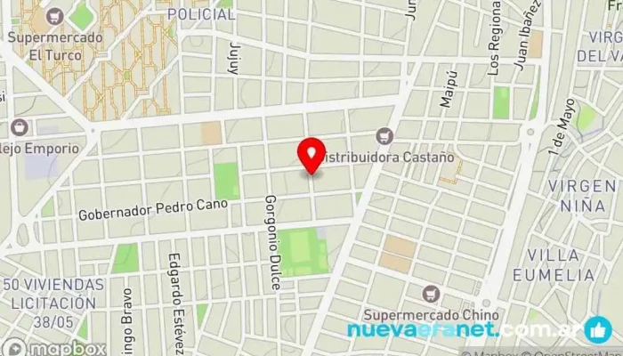 mapa de Panificadora Virgen del Valle Panadería en San Fernando del Valle de Catamarca