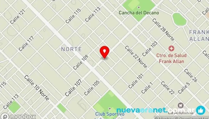 mapa de Panificados Abi Panadería en Gral. Pico