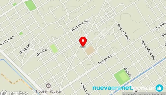 mapa de Panificados JONAS Panadería en La Banda