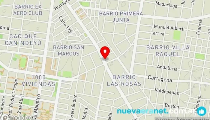 mapa de Panificados LA VICTORIA Panadería en Corrientes