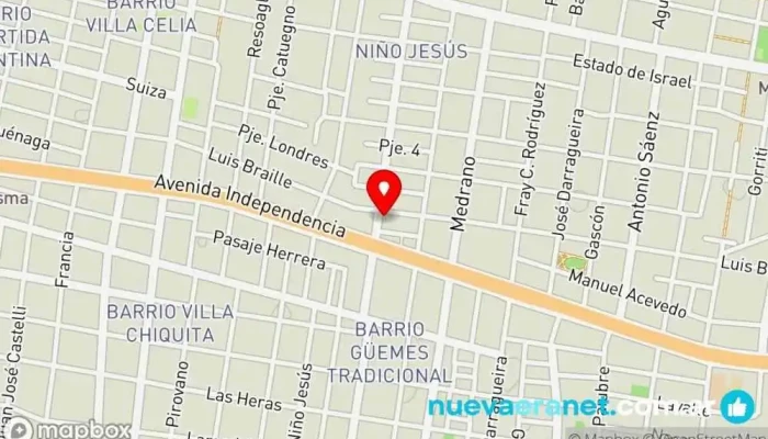 mapa de Panimar Panadería en Corrientes