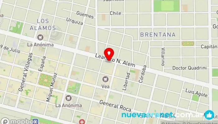 mapa de PANIPUNTO - Tienda de pan 100% MASA MADRE Panadería en Cipolletti